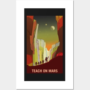 Teach on Mars and its Moons Posters and Art